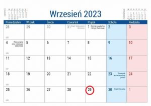 Kalendarz rejestracji w CKNJOiEE UW dla nowo przyjętych studentów I roku pierwszego stopnia na semestr zimowy roku akademickiego 2023/2024