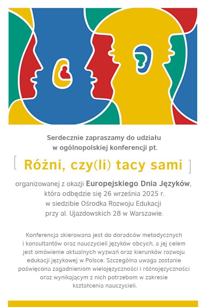 Konferencja z okazji Europejskiego Dnia Języków – zaproszenie