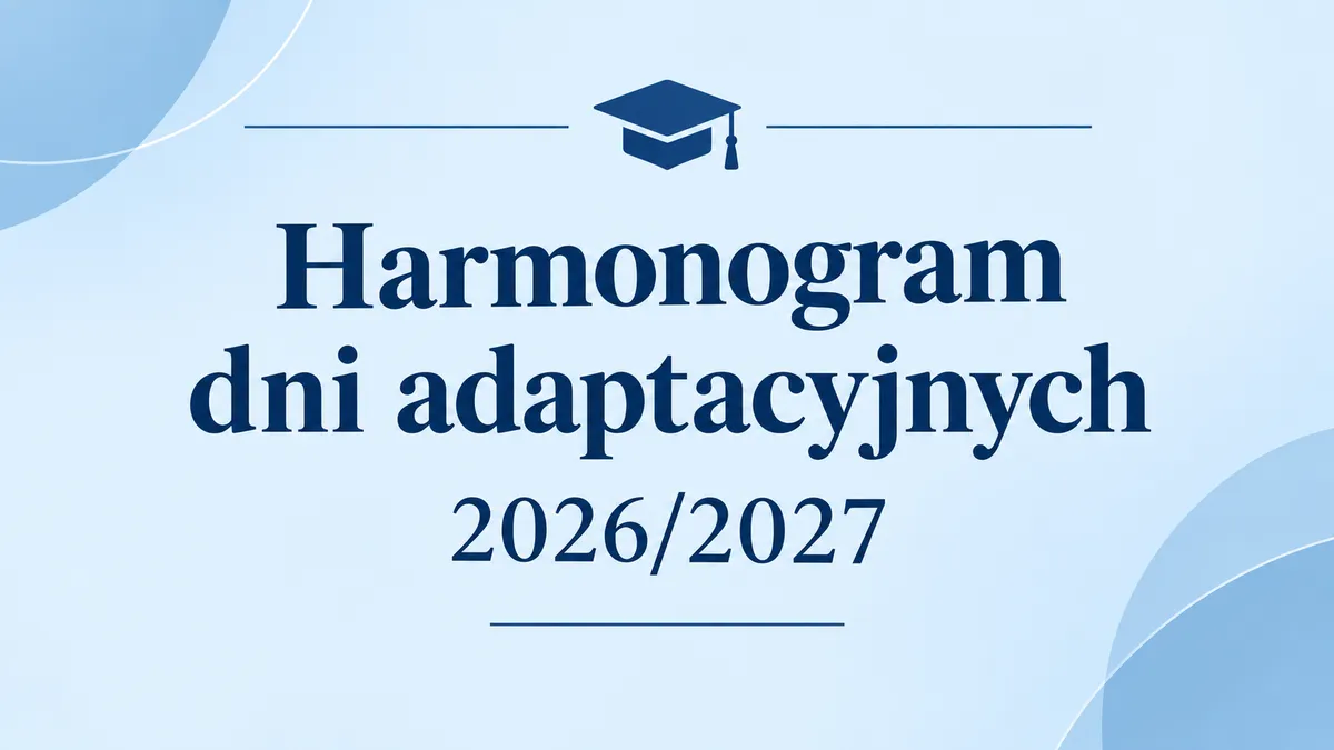 Harmonogram dni adaptacyjnych 2026/2027