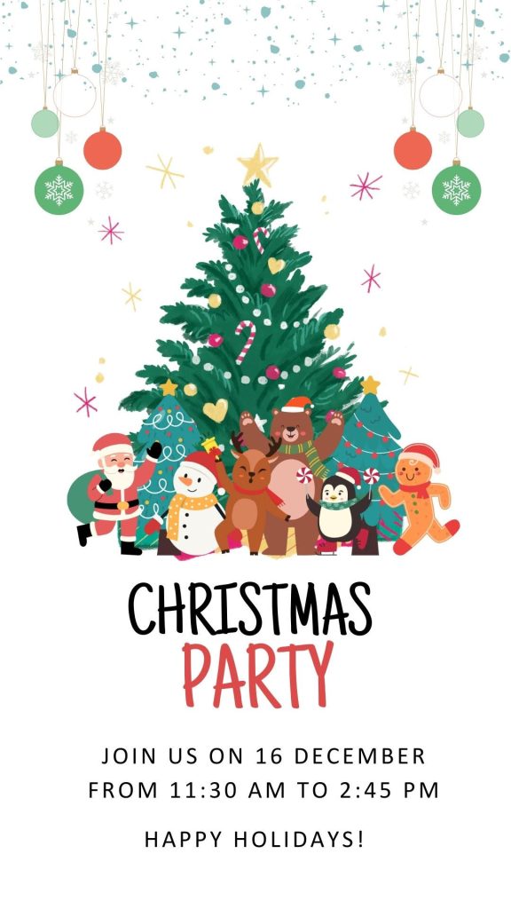 Zaproszenie Samorządu Studentów CKNJOIEE UW  na coroczne Christmas Party – 16 grudnia, sala 23